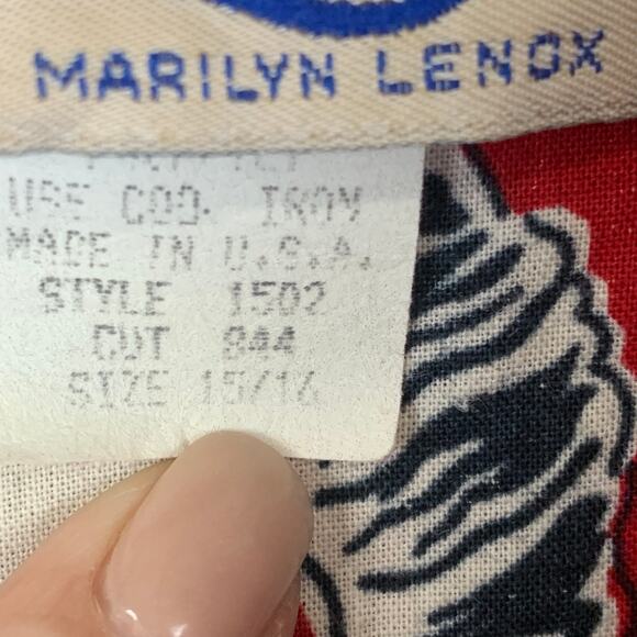 Vintage Circle T Rodeo Motif Midi Dress Size 16 Red Black  Bronc Ride - Picture 3 of 12